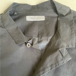 Valentino black bowling shirt  Sz 48